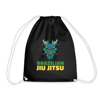 Jiu Jitsu Dragon Demon - Brasilianisches Jiu Jitsu - Turnbeutel - Schwarz - Vorne