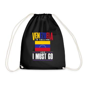 Venezuela Venezuelan Venezuela Flag Venezuela Is - Drawstring Bag - black - Front