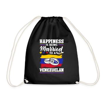 Venezuela Venezuela Venezuela Drapeau Quota - Sac de sport léger - noir - Devant