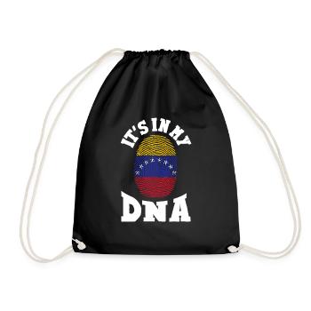 C’est dans mon ADN Venezuela Venezuela Venezuela Drapeau vénézuélien - Sac de sport léger - noir - Devant