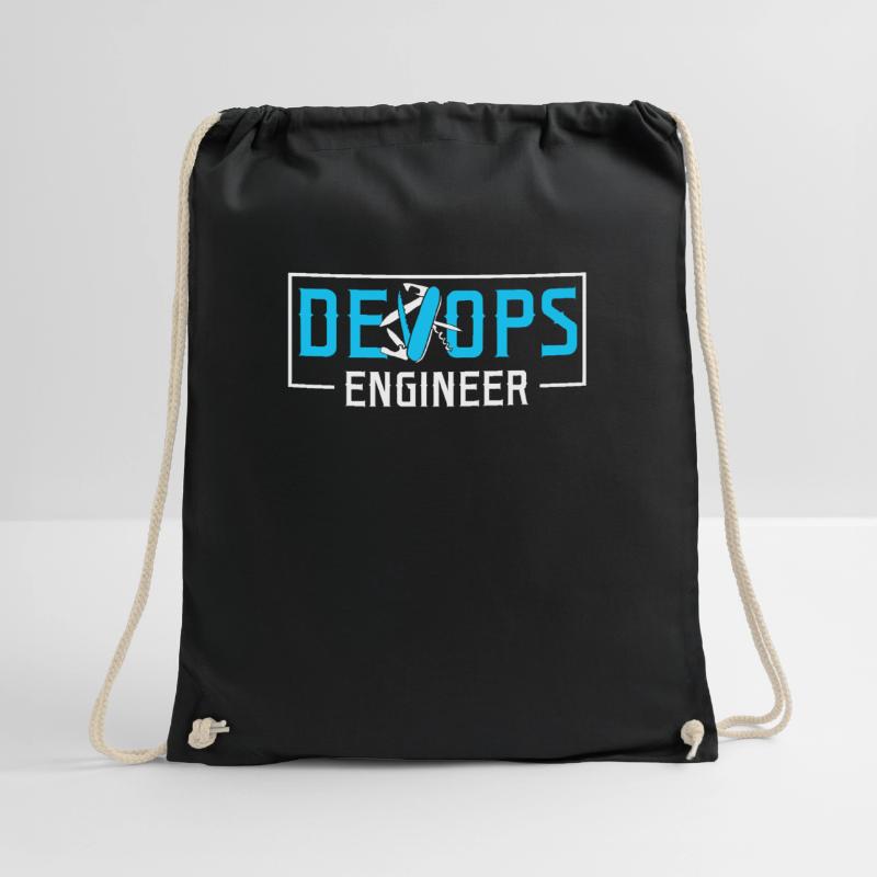Sys-Admin Developer Devops Engineer Drawstring Bag