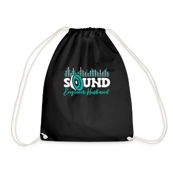Tontechniker Sound Audio Engineer - Turnbeutel - Schwarz - Vorne