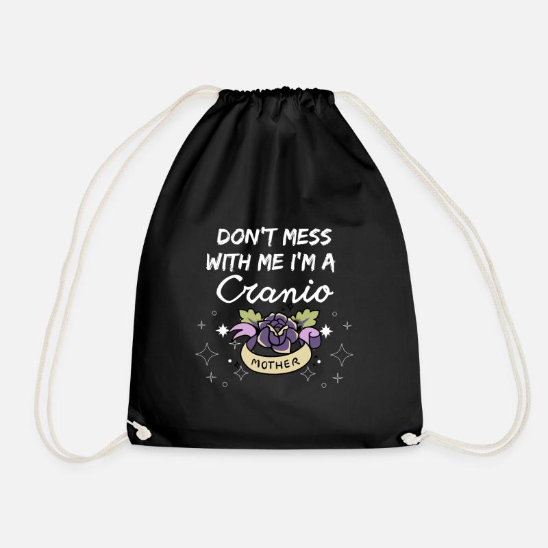 Cranio Mom Craniosynostosis Conscience Violet - Sac de sport léger - noir