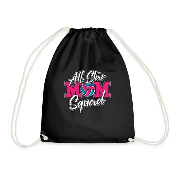 Volleyball Beach Volleyball - Drawstring Bag - black - Front