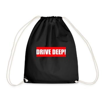 Lowered Tuning Car - Drawstring Bag - black - Front
