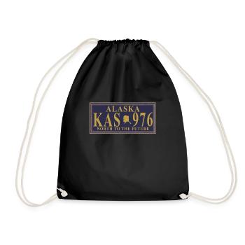 Alaska - Drawstring Bag - black - Front