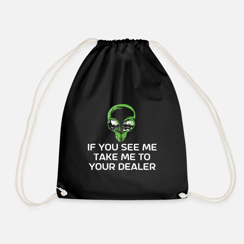 Alien - Turnbeutel - Schwarz
