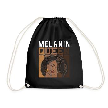 Mélanine Reine Fière Noire - Sac de sport léger - noir - Devant