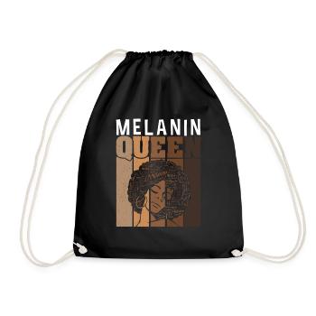 Mélanine Reine Fière Noire - Sac de sport léger - noir - Devant
