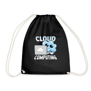 Cloud-Administrator Cloud-Devops - Turnbeutel - Schwarz - Vorne