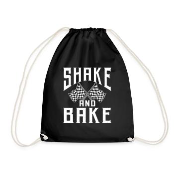 Shake And Bake Racing - Drawstring Bag - black - Front