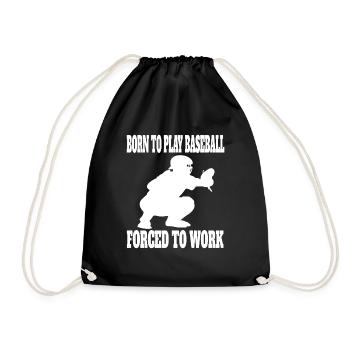 Baseball Baseball Lover Cadeau Jeu de baseball - Sac de sport léger - noir - Devant