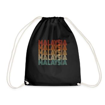 Malaisie - Sac de sport léger - noir - Devant