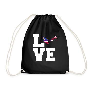 Malaisie - Sac de sport léger - noir - Devant