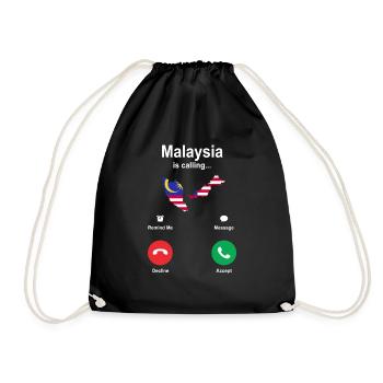 Malaisie - Sac de sport léger - noir - Devant