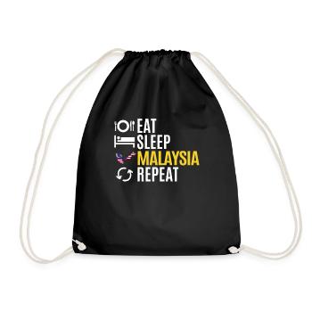 Malaisie - Sac de sport léger - noir - Devant