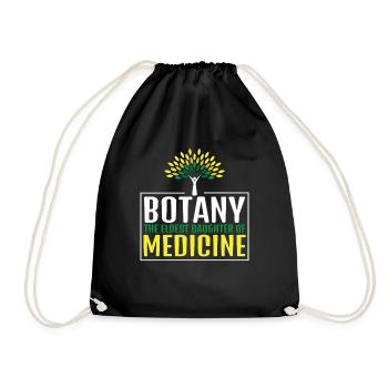 Botany The Eldest Daughter Of Medicine - Drawstring Bag - black - Front