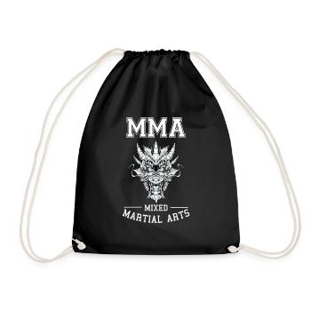 Mixed Martial Arts Dragon Head - MMA Fighter Free - Turnbeutel - Schwarz - Vorne