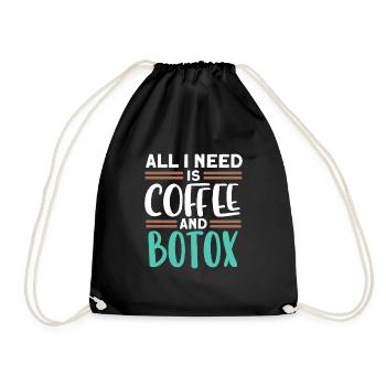 Botox - Turnbeutel - Schwarz - Vorne