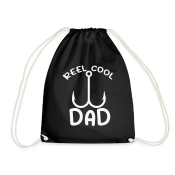 Reel Cool Papa Partenaire de pêche Papa Plan de retraite - Sac de sport léger - noir - Devant