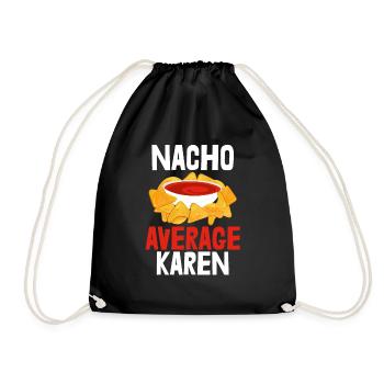 Karen Nacho Average Karen - Drawstring Bag - black - Front