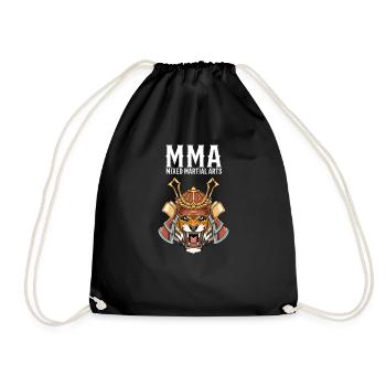 MMA Tiger Samurai Mixed Martial Arts - - Turnbeutel - Schwarz - Vorne