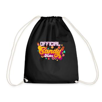 Candy Tester Lollipop Candy Halloween - Sac de sport léger - noir - Devant