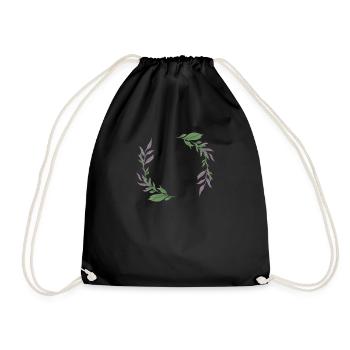 Lavender I Team Bride Fleur Couronne Mariage Boho - Sac de sport léger - noir - Devant