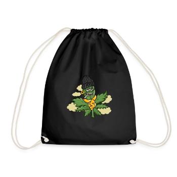 Cannabis - Sac de sport léger - noir - Devant