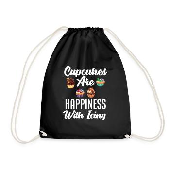 Funny Hobby Baker Gift - Drawstring Bag - black - Front