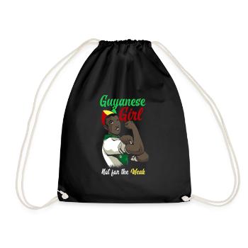 Guyanese Guyana - Drawstring Bag - black - Front