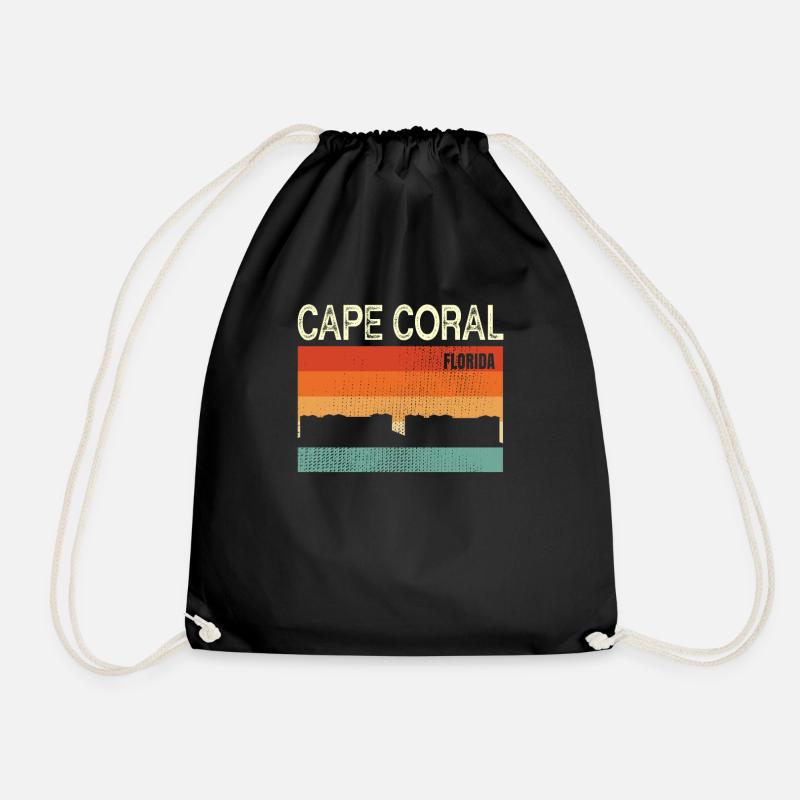 Cape Coral Florida - Turnbeutel - Schwarz