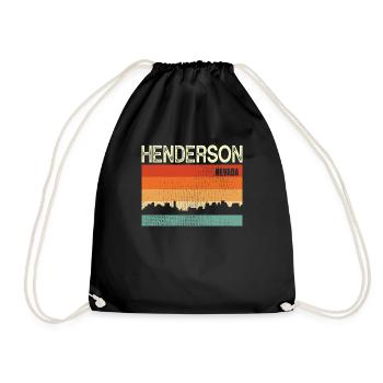 Henderson Nevada - Drawstring Bag - black - Front
