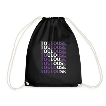 Toulouse France Ville Vacances Cadeau Rengaine - Sac de sport léger - noir - Devant