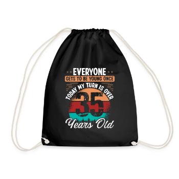 Idée d’anniversaire de 35 ans pour hommes 35 ans - Sac de sport léger - noir - Devant