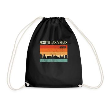 Nord de Las Vegas Nevada - Sac de sport léger - noir - Devant
