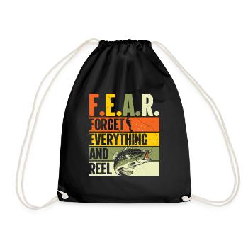 Pêcheur Pêcheur Pêcheur à la mouche Maître Appât Liebhab - Sac de sport léger - noir - Devant