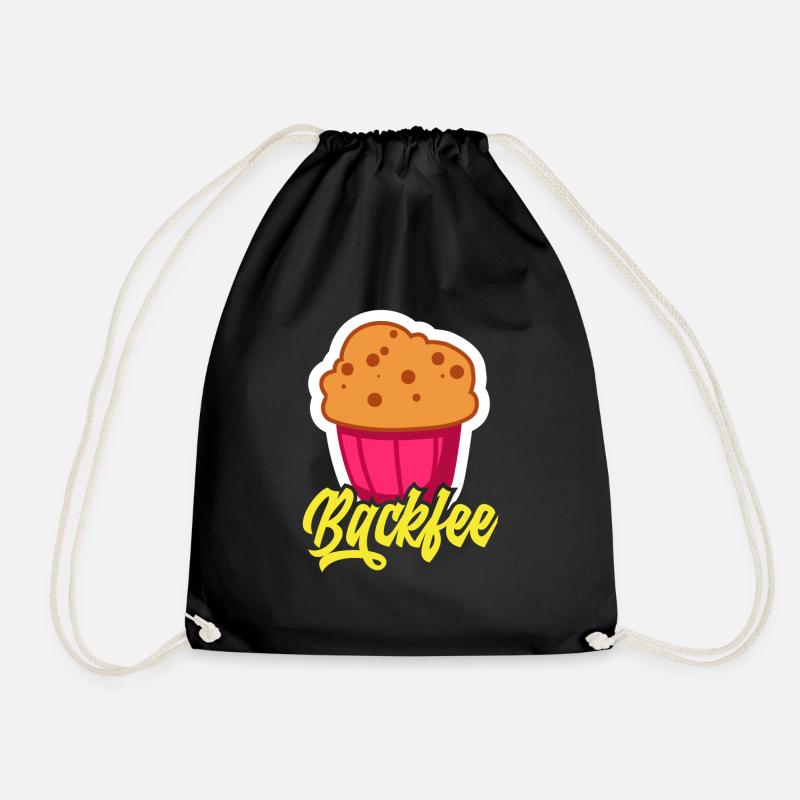 Backfee Lustiges Backen Bäcker Geschenk - Turnbeutel - Schwarz