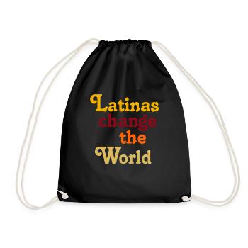 Latinas Change The World - Drawstring Bag - black - Front