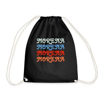 Latina LatinX Morena - Drawstring Bag - black - Front
