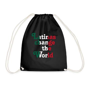 Mexicana Latinas Change The World - Drawstring Bag - black - Front
