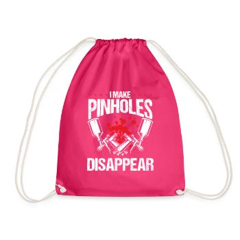 Pulvérisateur de véhicule Peintre de voiture Technicien de carrosserie - Sac de sport léger - fuchsia - Devant