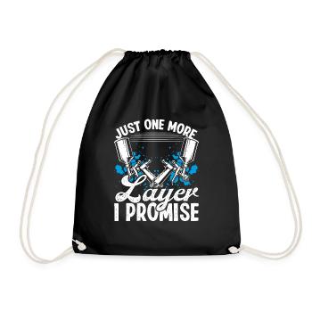 Autobody Technician One more Vehicle Car Painter - Drawstring Bag - black - Front