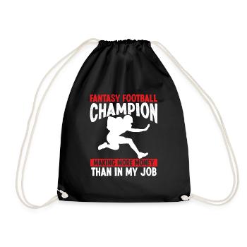 Fantasy Football Championship making Money Team - Turnbeutel - Schwarz - Vorne