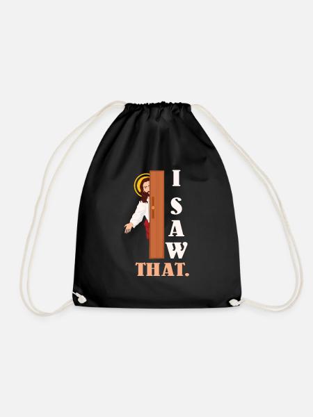 Drôle de Jésus j’ai vu ce pasteur chrétien - Sac de sport léger - noir