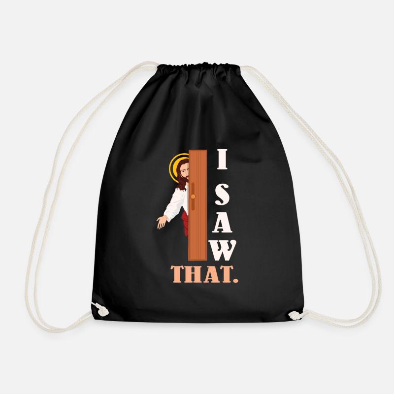 Drôle de Jésus j’ai vu ce pasteur chrétien - Sac de sport léger - noir
