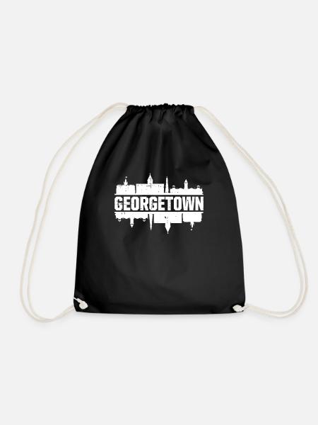 Georgetown Skyline - Turnbeutel - Schwarz