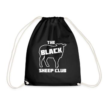The Black Sheep Club Lustige Sarkastische Familie - Turnbeutel - Schwarz - Vorne