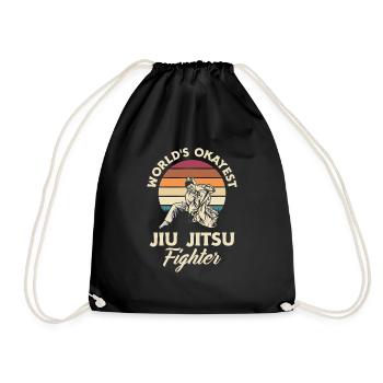 Jiu Jitsu Jiu Jitsu Jiu Jitsu - Drawstring Bag - black - Front