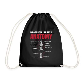 Jiu Jitsu Jiu Jitsu Jiu Jitsu - Drawstring Bag - black - Front